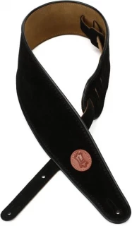 MSS3-4 4 inch Suede Bass Strap - Black