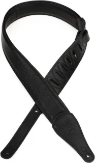 M17CG Garment Leather Guitar Strap - Black