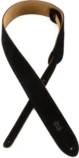 MS12 Suede Guitar Strap - Black