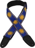 MPJG '60s Sun Polyester Guitar Strap - Blue