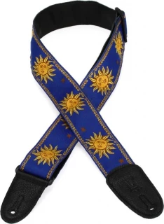 MPJG '60s Sun Polyester Guitar Strap - Blue