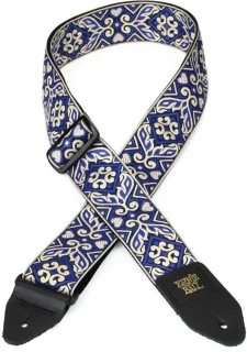 Jacquard Guitar Strap - Tribal Blue