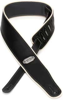 M26VCP Reversible Vinyl Guitar Strap - Black/Gray