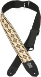 MRHHT-07 Woven Guitar Strap - Gold & White Diamond