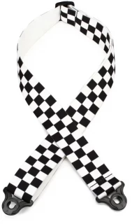 Auto Lock Guitar Strap - Skater Checkerboard