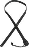 3/4" Leather Mandolin Strap - Black
