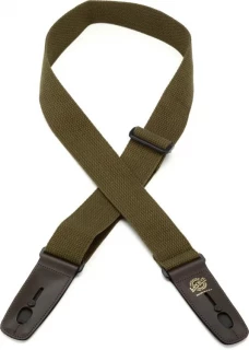 LIS 050 C2-OLV/BRN-R Guitar Strap - Olive