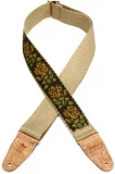 MH8P Hemp Guitar Strap - Yellow, Orange, Black Rosa