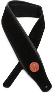 MSS2S Suede Guitar Strap - Black