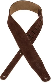 MS26 Suede Guitar Strap - Brown