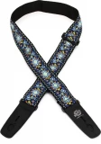 Retro Vintage Series jacquard Strap with Locking Ends - Blue Chill