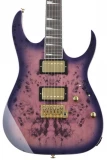 SE Custom 24 Electric Guitar - Faded Blue Burst vs GIO GRG220PA Electric Guitar - Royal Purple Burst