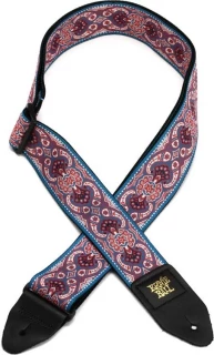 Jacquard Guitar Strap - Pink Paisley