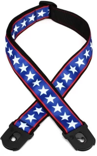 50mm Planet Lock Guitar Strap - Stars & Stripes