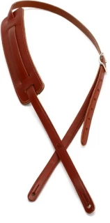 M25 Veg-Tan Leather Guitar Strap - Walnut