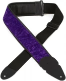 PS-Slider 3" Print Cotton Strap - Purple Crushed Velvet