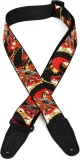 MPD2-123 Polyester Guitar Strap - Japanese Traditional Dragon