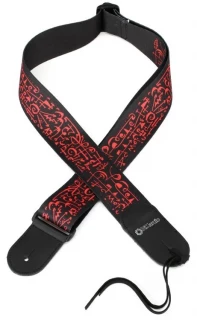 DD3143 Steve Vai Art 2 inch Guitar Strap - Black