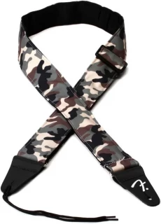 2-inch Camo Guitar Strap - Woodland