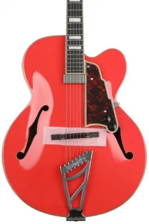 D'Angelico Premier EXL-1 Hollowbody Guitar - Fiesta Red