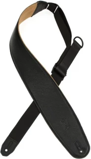 MRH4GF-BLK Garment Leather Guitar Strap - Black