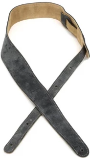 Reversible Suede Guitar Strap - Gray/Tan