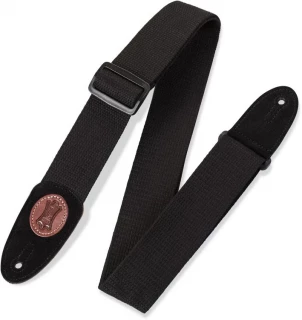 MSSC8 Cotton Guitar Strap - XL Black