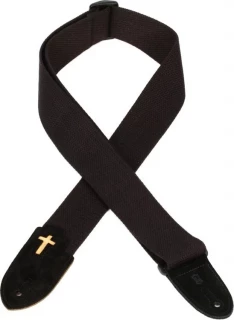 MC8C-BLK 2" Cotton Guitar Strap