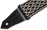 MSSC80 Heavy-weight Cotton Guitar Strap - Black and White