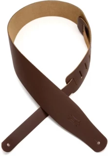 M26 Chrome-Tan Leather Guitar Strap - Brown