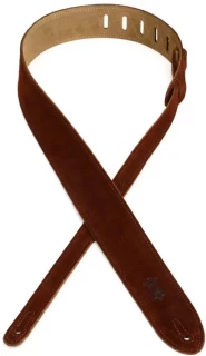 MS12 Suede Guitar Strap - Brown