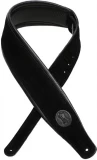 MSSB2S-BLK 3" Wide Black Suede Guitar Strap