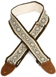The Bohemian Guitar Strap - Olive Green