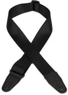 M8SB-BLK Seatbelt Guitar Strap - Black