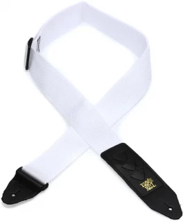 Pickholder Polypro Guitar Strap - White