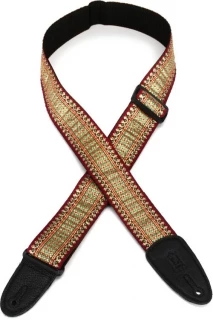 M8TF Woven Strap - Burgundy Thai Motif