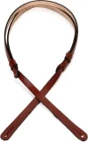 M19PR Veg-Tan Leather Guitar Strap - Brown