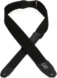 MRHP-BLK 2" Wide Polyester Right Height Guitar Strap - Black