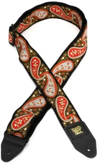 Jacquard Guitar Strap - Midnight Paisley