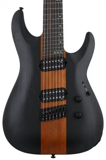 Schecter C-7 Multi-scale Rob Scallon - Satin Dark Roast