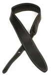 Heritage 2.5" Garment Leather Strap - Black with Hidden Tail