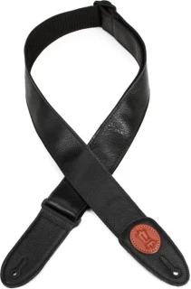 MSS7GP Garment Leather Guitar Strap - Black