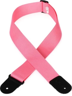 M8POLY 2" Woven Polypropylene Guitar Strap - Pink