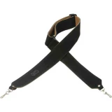 M9S 2" Suede Leather Banjo Strap - Black