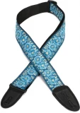 M8AS Jacquard Weave Guitar Strap - Blue