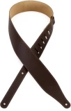 DM17 Genuine Leather Guitar Strap - Dark Brown