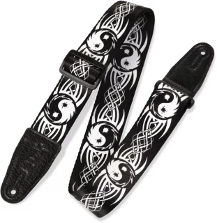 MP 2" Printed Polyester Guitar Strap - Yin Yang