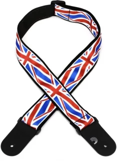 50mm Woven Guitar Strap - Union Jack