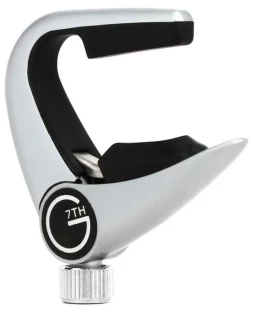 Newport 3-string Partial Guitar Capo - Silver